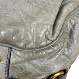 Miu Miu Green Vitello Leather Two-Way Bag