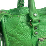 Balenciaga Green Leather Small Le City Two-Way Bag