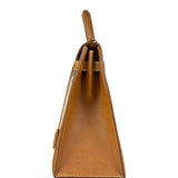 Hermes Kelly 32 Sellier Epsom Gold Handbag 1995