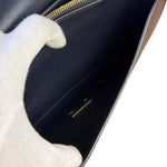 Celine Navy Blue/Burgundy Medium Frame Shoulder Bag