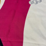 Chanel Vintage Large Block Text Logo Silk Scarf