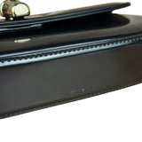 Gucci Black Leather Bamboo Night Small Clutch/Pochette