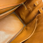 Hermes Birkin 35 Ostrich Leather Handbag Gold Hardware