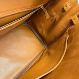 Hermes Birkin 35 Ostrich Leather Handbag Gold Hardware