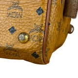 MCM Vintage Leather Logo Boston Handbag