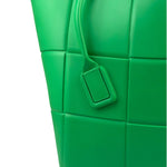 Bottega Veneta Green Acro Large Rubber Tote