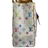Louis Vuitton White Murakami Aurelia MM Tote Bag