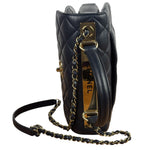 Chanel Navy Quilted Lambskin Small Trendy Flap Bag
