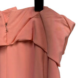 Fendi Salmon-Toned Pleated Vintage Skirt