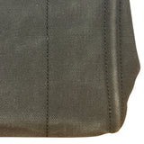 Prada Vintage Black Canvas Canapa Tote