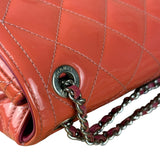 Chanel Pink Patent Quilted Small Coco Shine Flap Bag 2014