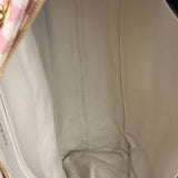Chanel Vintage Pink/Cream Denim Maxi Stripped Tote 1994