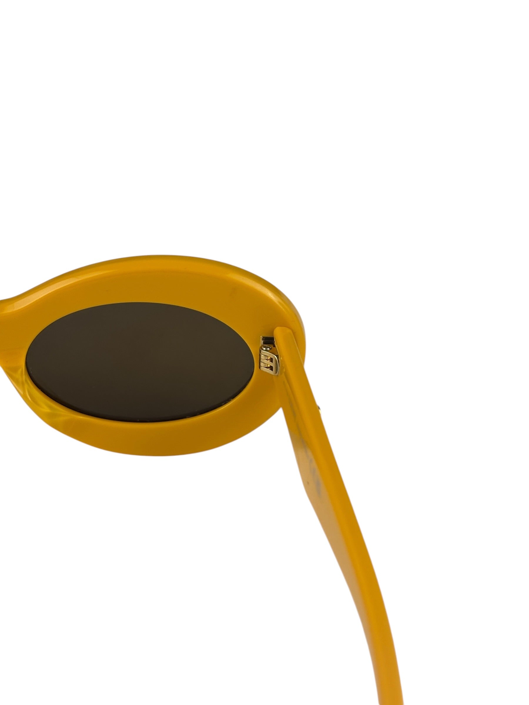 Loewe Glossy Yellow Paula's Ibiza Oval Sunglasses LW40110U