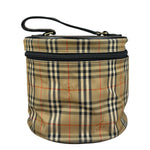 Burberry Vintage Nova Check Top Handle Vanity Bag