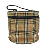 Burberry Vintage Nova Check Top Handle Vanity Bag