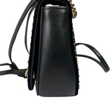 Miu Miu Dahlia Studded Black Velour Two-way Bag