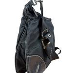 Prada Vintage Black Nylon Crossbody Bag