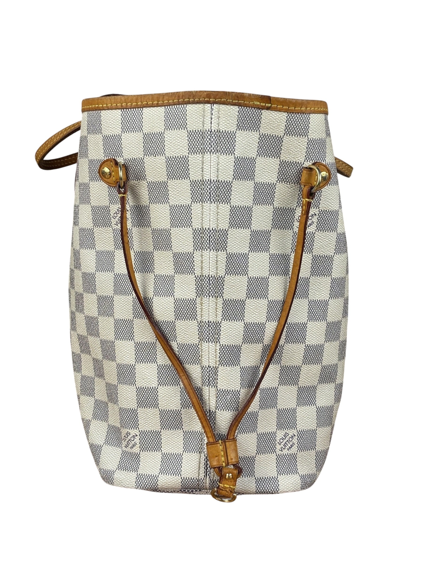 Louis Vuitton Damier Azur Neverfull Shoulder Bag GM