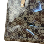 Salvatore Ferragamo Gancini Vinyl Tote/Hand Bag
