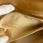 Chanel Gold Leather East West Shoulder Bag 2001