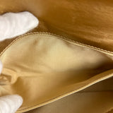 Chanel Gold Leather East West Shoulder Bag 2001