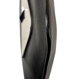 Fendi Black Leather Monsters Zip Clutch