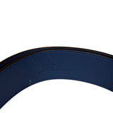 Gucci Navy Monogram GG Belt
