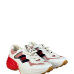 Gucci White Pink Reflective Mesh/Leather Chunky Sneaker