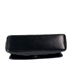 Chanel Black Quilted Leather Flap Bag 1989