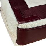 Balenciaga Canvas Maroon Cabas XS Tote Bag