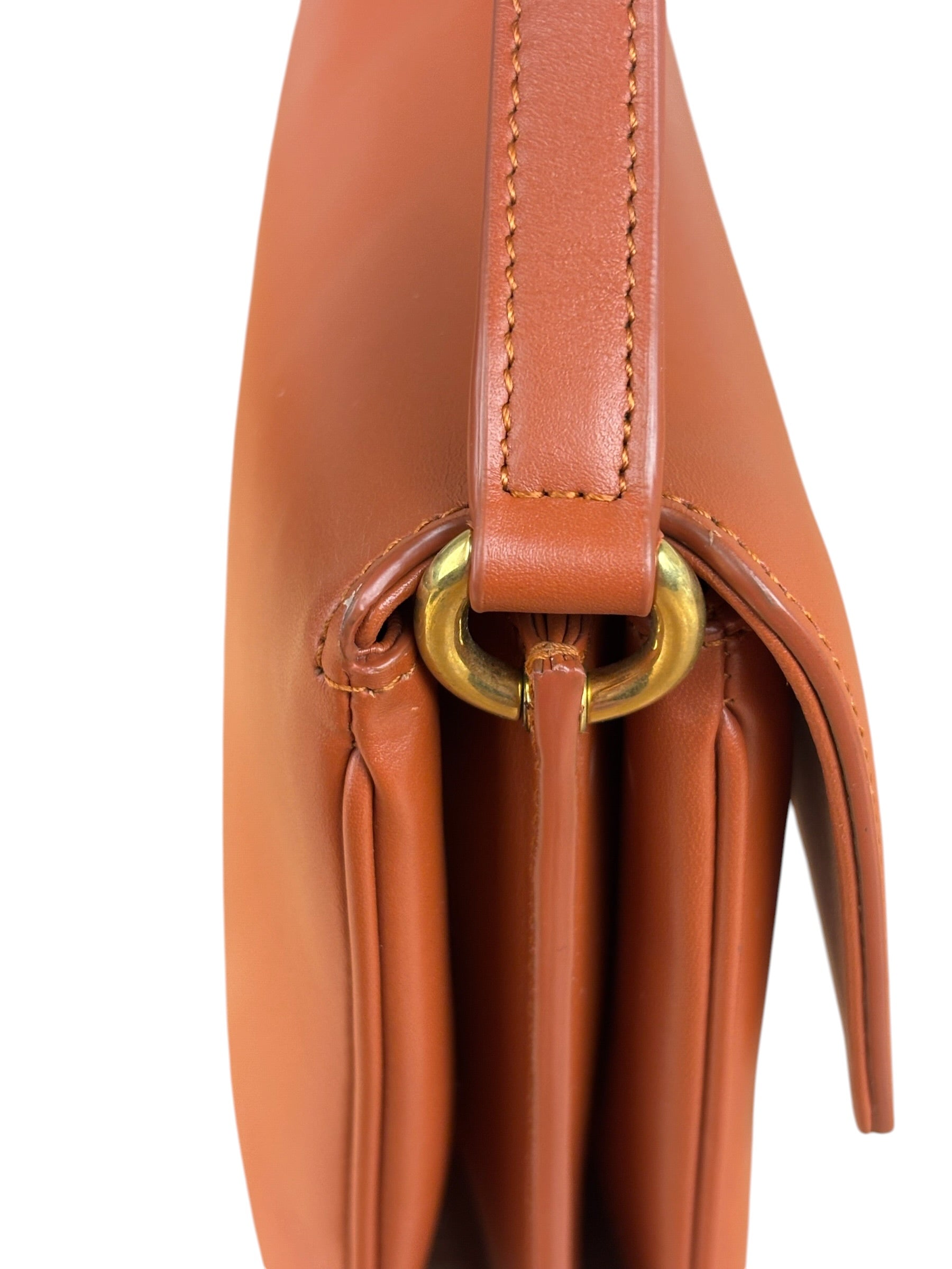Saint Laurent Burnt Orange Le Maillon Shoulder Bag