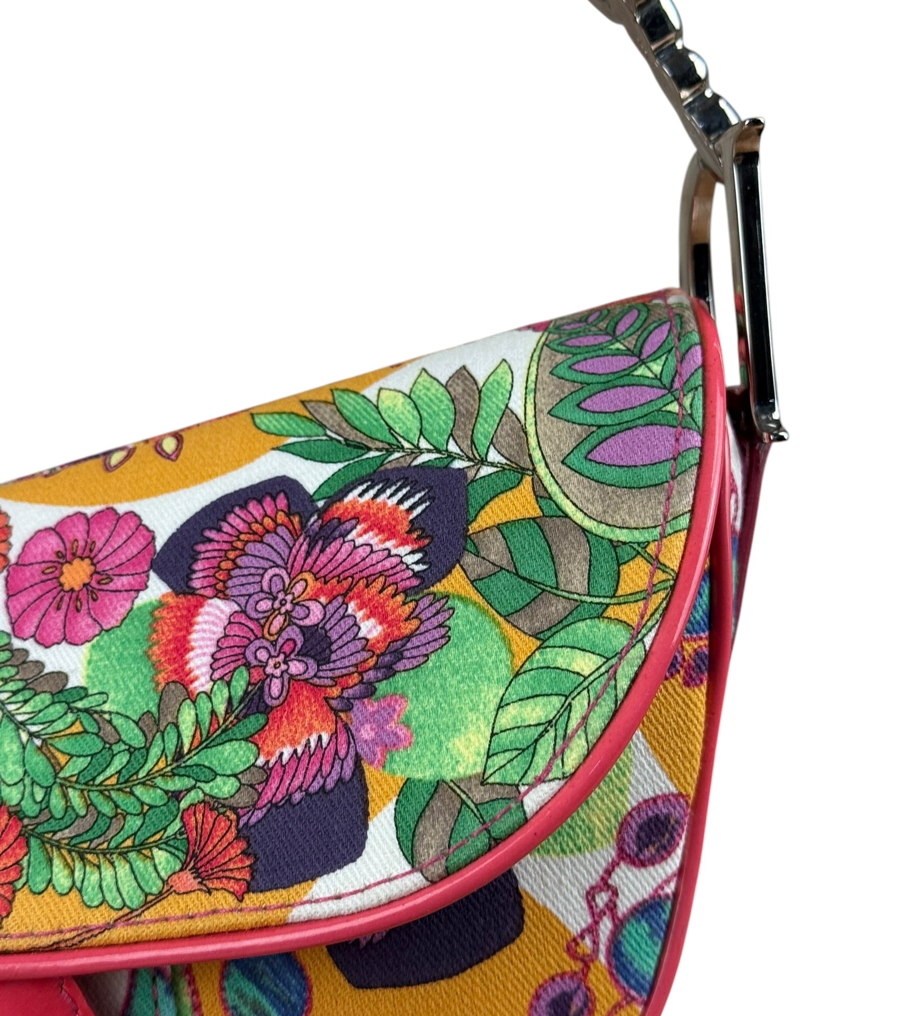 Christian Dior Floral Saddle Bag "Hawaiian Glamour"