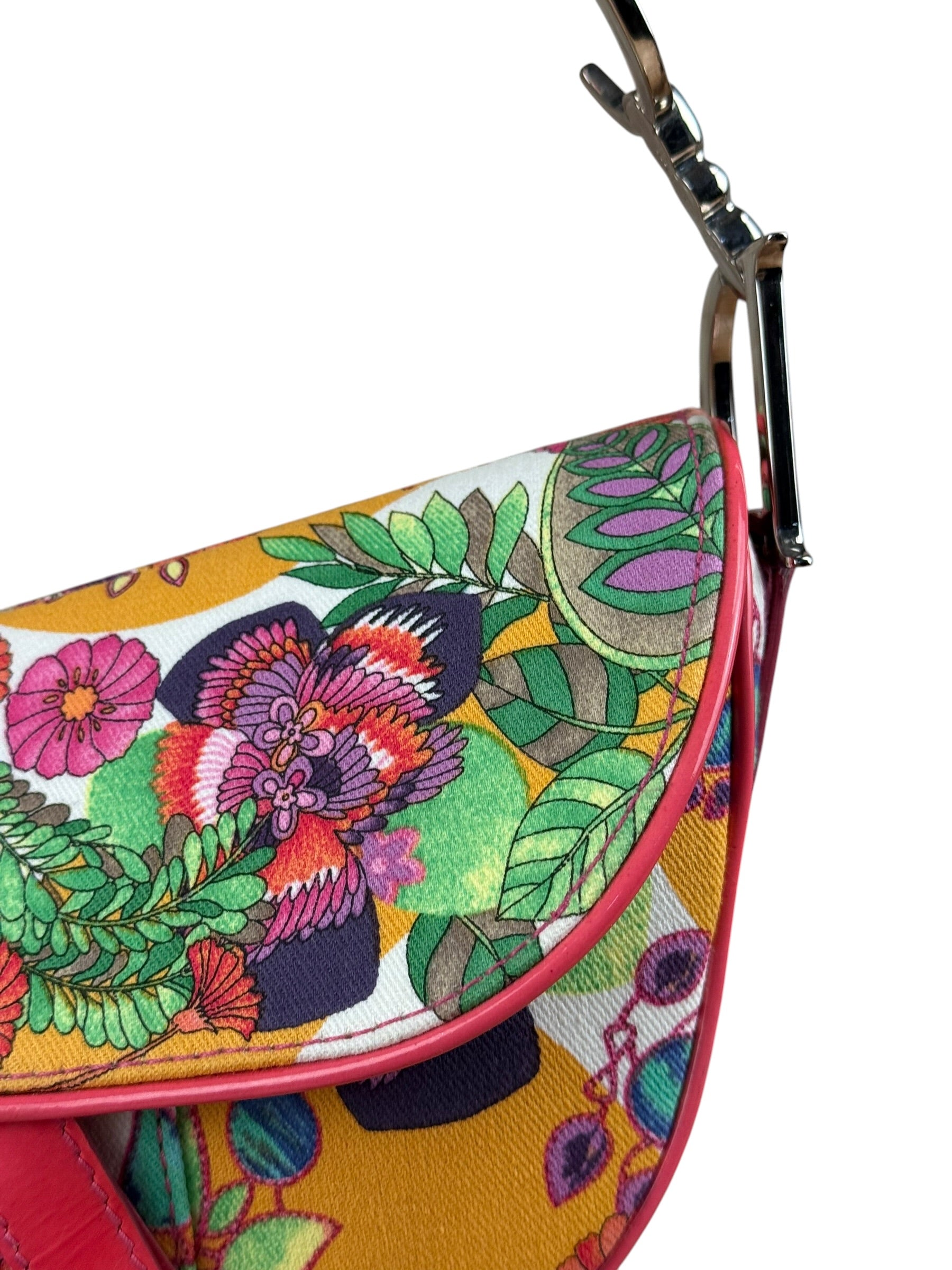 Christian Dior Floral Saddle Bag "Hawaiian Glamour"