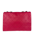 Chanel Pink Quilted Leather Accordion Flap Bag 2014