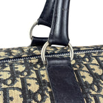 Christian Dior Vintage Navy Blue Trotter Boston Handbag