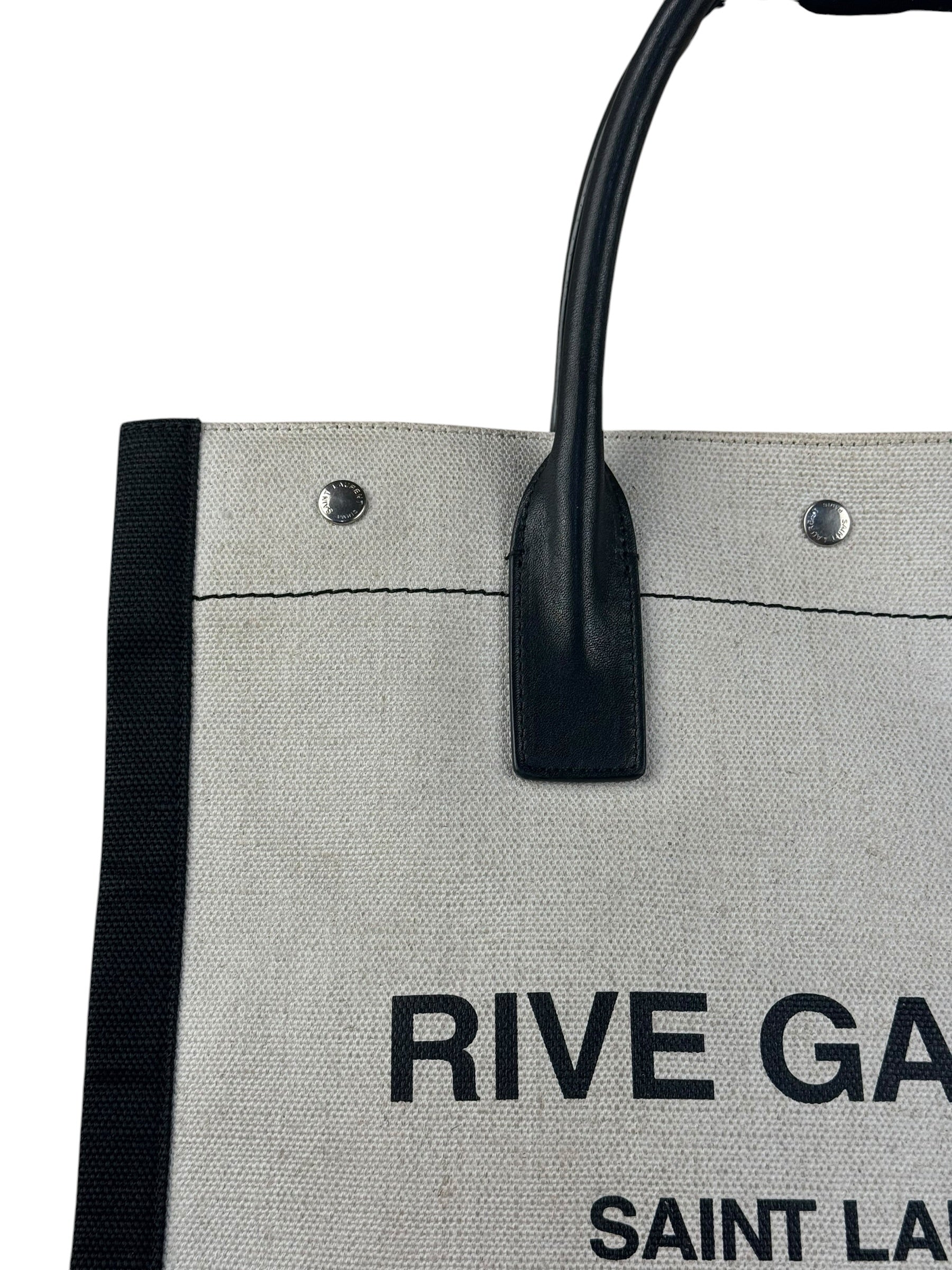 Yves Saint Laurent  Beige Rive Gauche Tote Bag