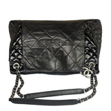 Chanel Black Quilted Leather Tote Bag 2014