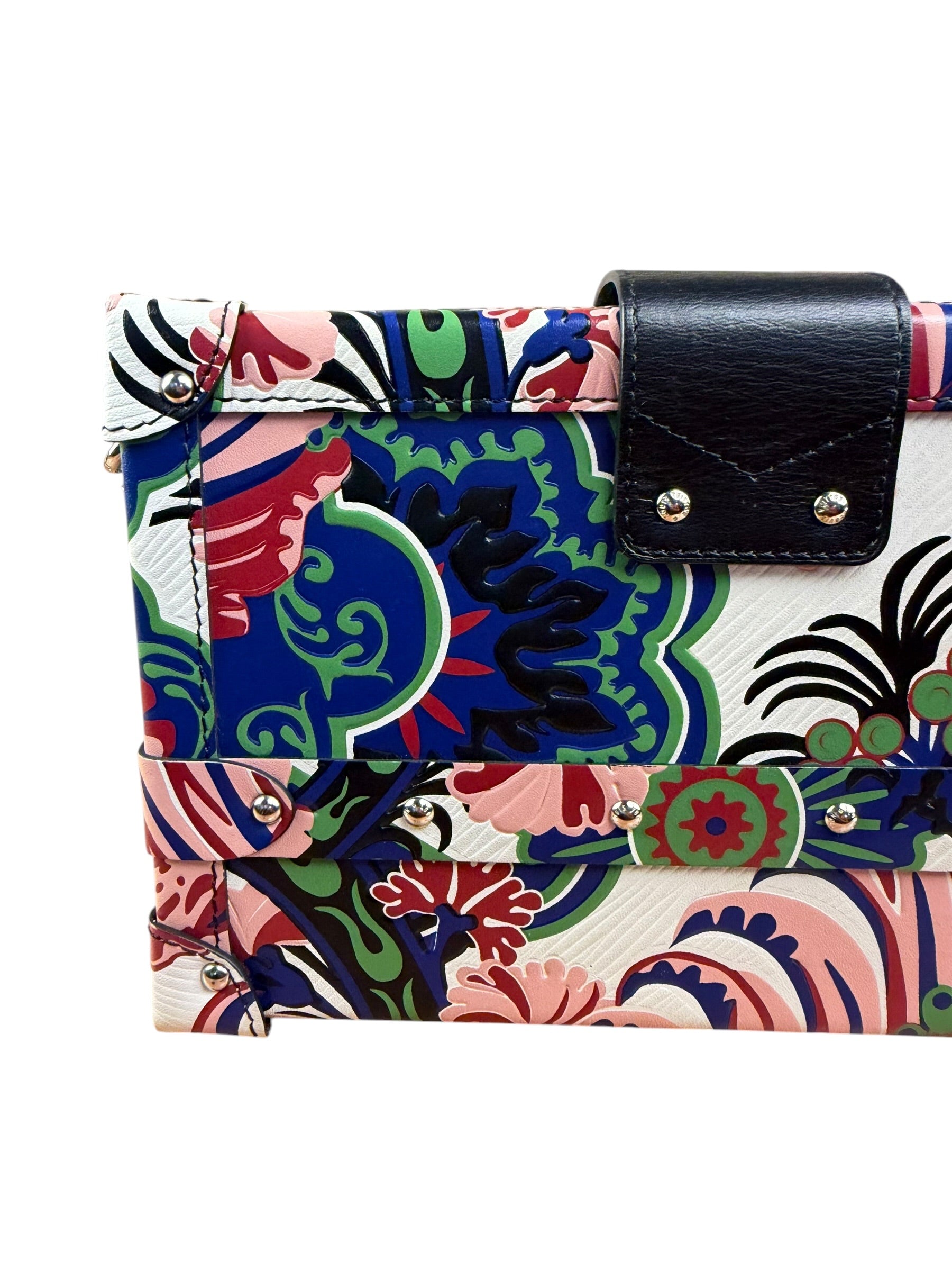 Louis Vuitton Multi-Color Leather Petite Malle Vanity Case