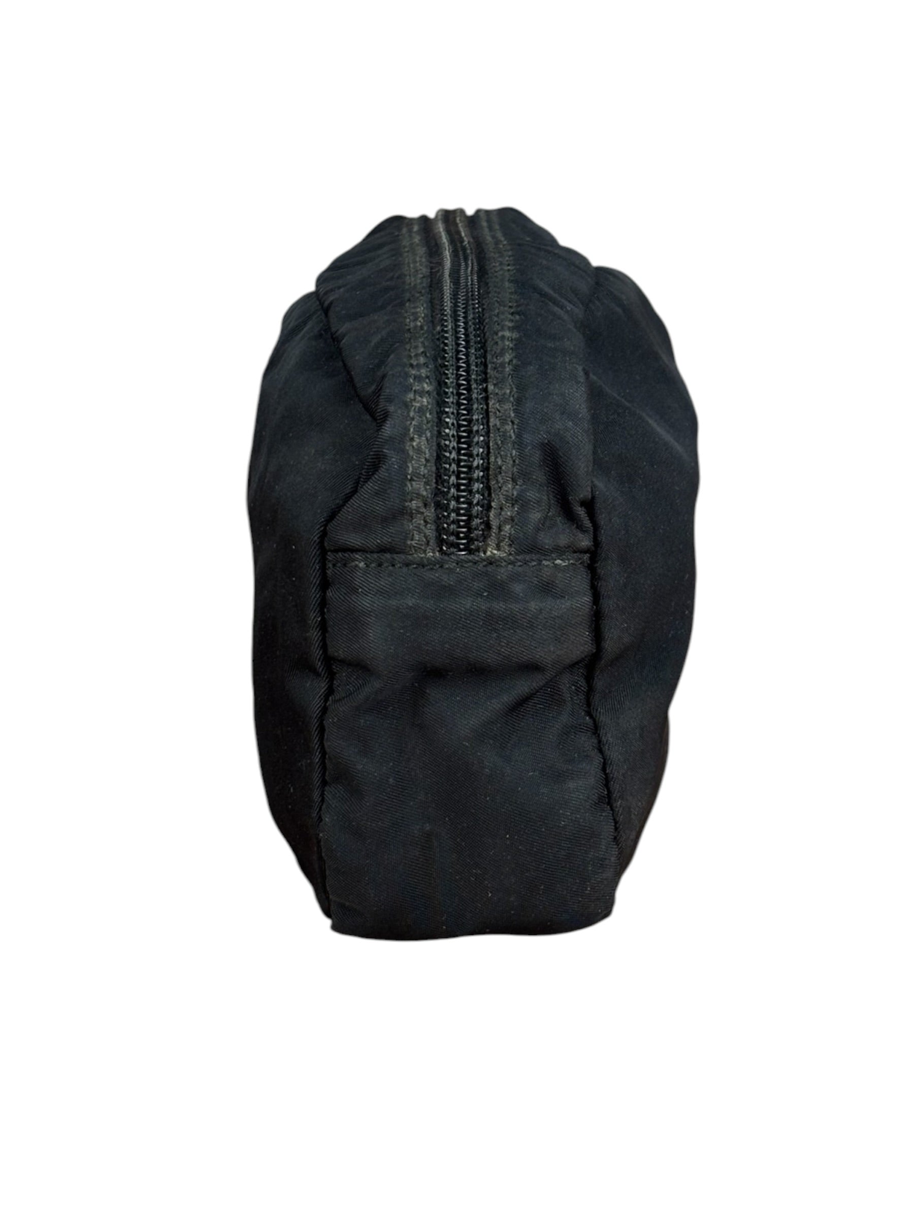 Prada Black Nylon Mini Travel Pouch