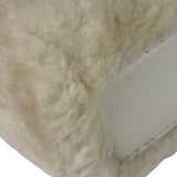 Fendi Cream Fur Lambskin Trim Micro Peekaboo Two-Way Bag