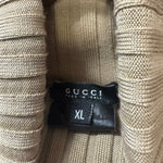 Gucci Vintage Brown Ribbed Turtle Neck Sweater
