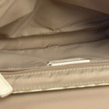 Christian Dior Beige Embroidered Trotter Flap Crossbody Bag
