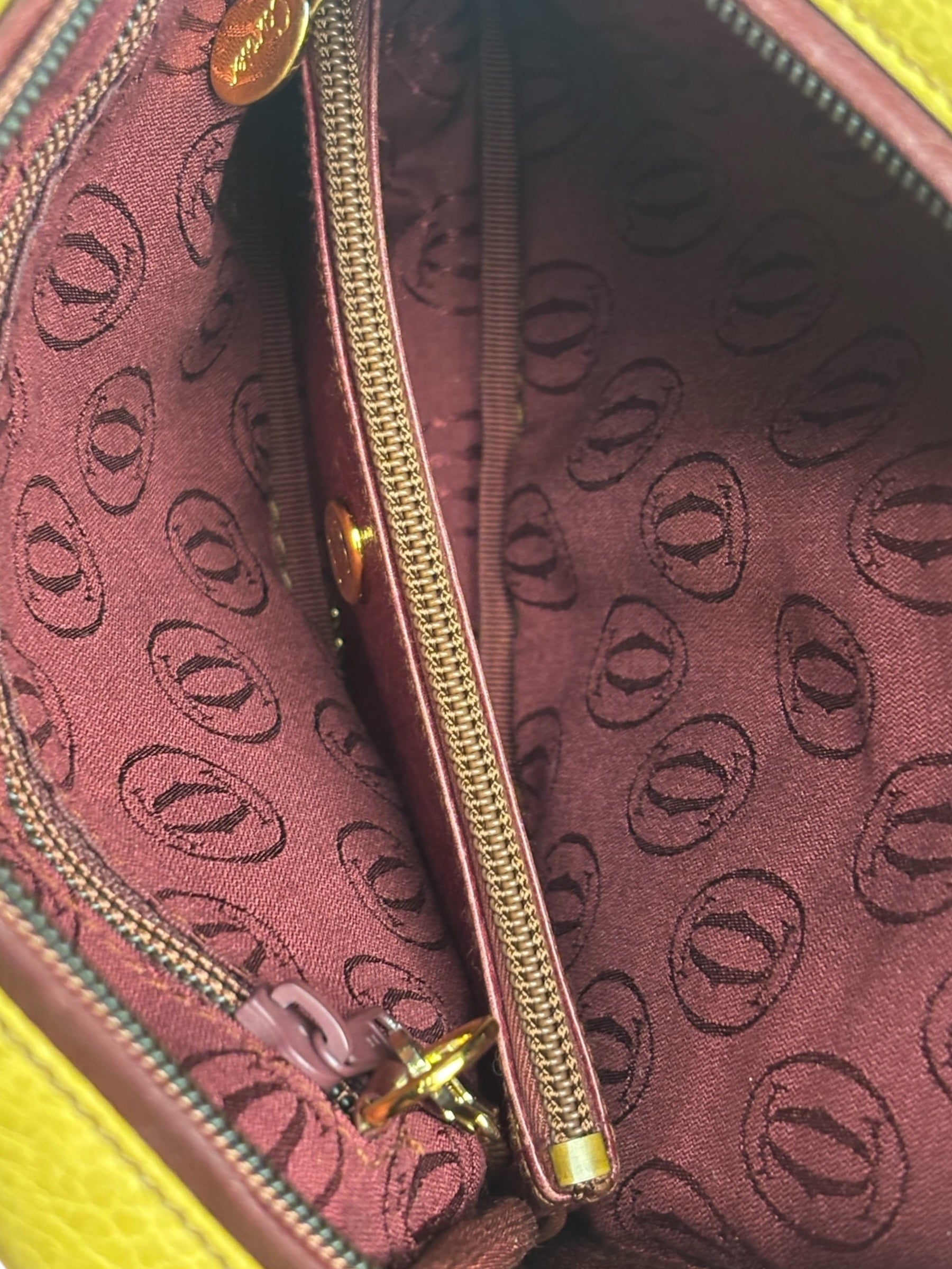 Cartier Vintage Leather Crossbody Camera Bag