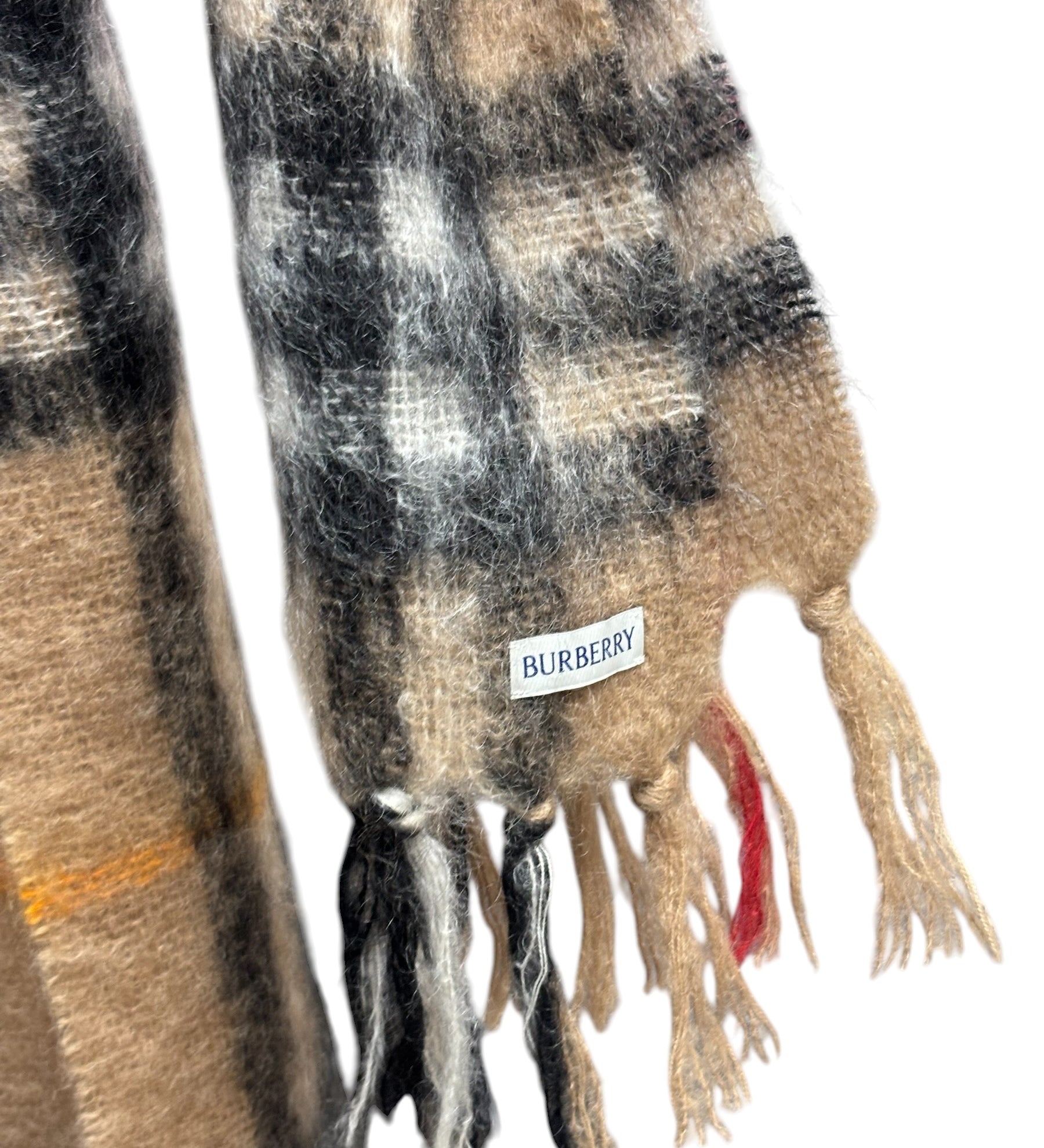 Burberry Giant Check Mohair Scrarf
