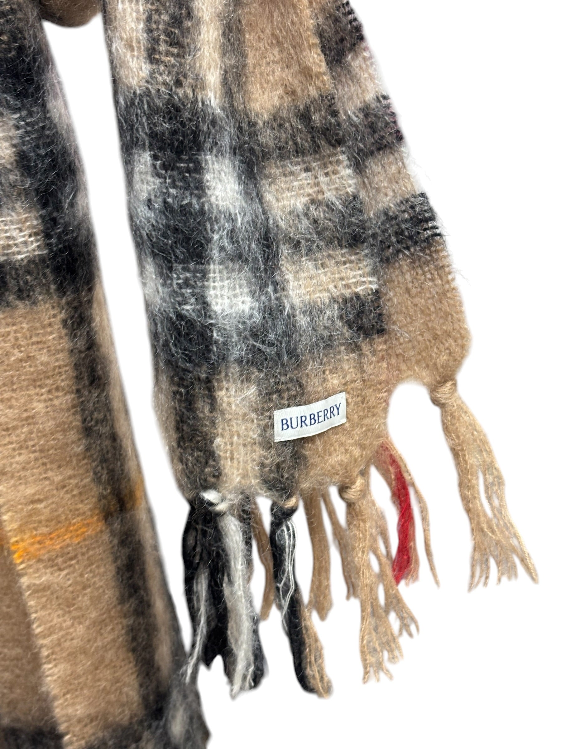Burberry Giant Check Mohair Scrarf