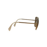 Celine Gold Tone Square Aviator Sunglasses CL41808/S