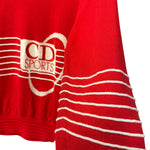 Christian Dior Sport Red Vintage Logo Sweater