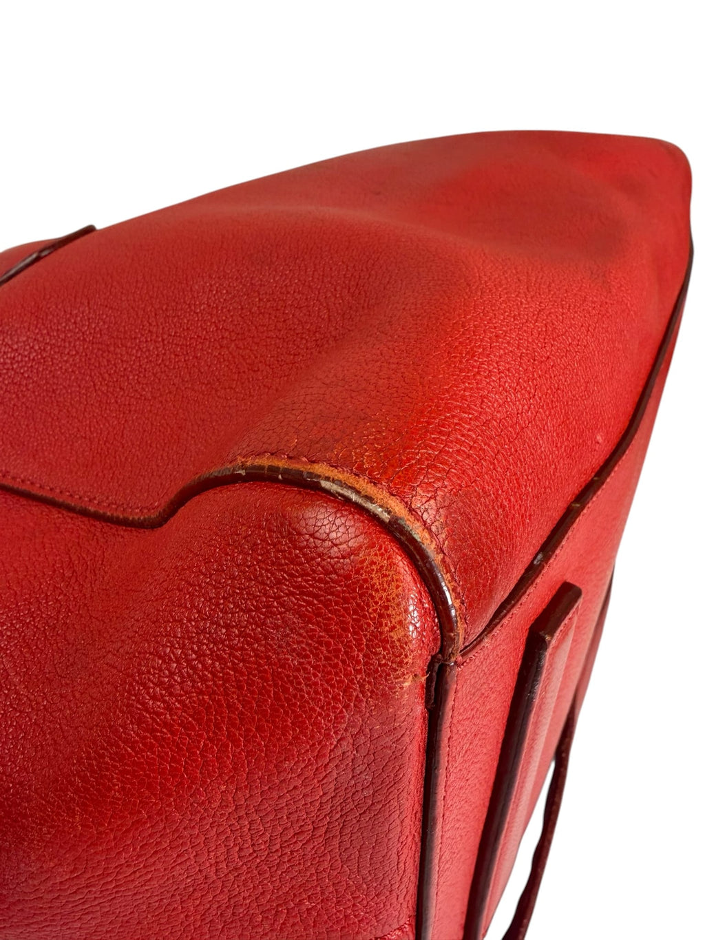 Givenchy Red Glazed Leather Medium Antigona Two-Way Bag