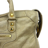 Balenciaga Beige Leather Le City Small Two-Way Bag