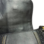 Gucci Black Leather Snaffle Bit Shoulder Bag